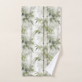 Groene Bamboe Sereniteit Bad Handdoek (Handdoek)
