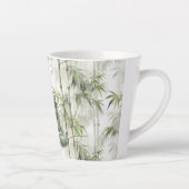 Groene Bamboe Sereniteit Boeddha Latte Mok (Rechts)