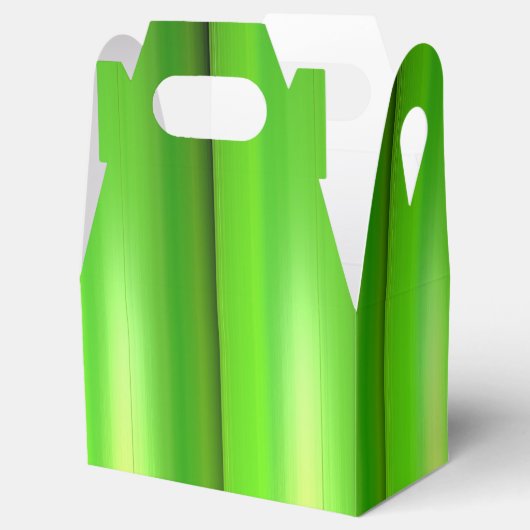 Groene bamboe set bedankdoosjes (Geopend)