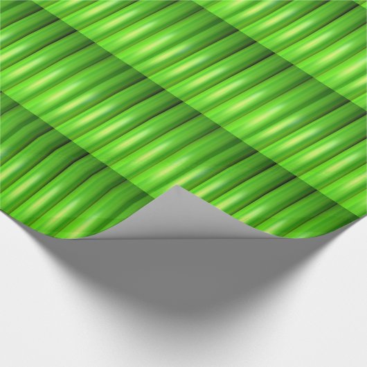 Groene bamboe set cadeaupapier (Hoek)