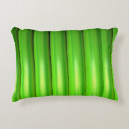 Groene bamboe set decoratief kussen