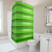 Groene bamboe set douchegordijn (In situ)