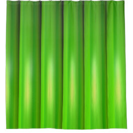 Groene bamboe set douchegordijn