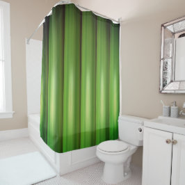 Groene bamboe set douchegordijn