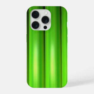 Groene bamboe set iPhone 15 pro case