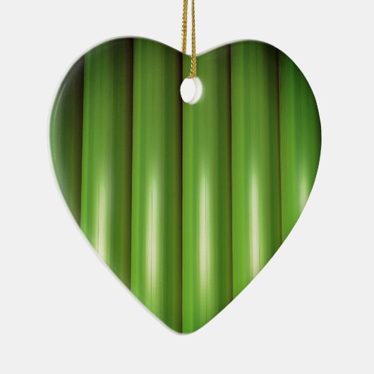 Groene bamboe set keramisch ornament (Rechts)