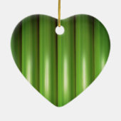 Groene bamboe set keramisch ornament (Achterkant)