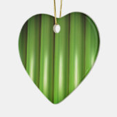 Groene bamboe set keramisch ornament (Links)