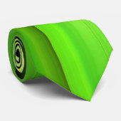 Groene bamboe set stropdas (Opgerold)