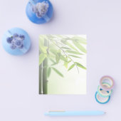 Groene bamboe/Spa Skin Care Massage Salon Flyer (Enkel)