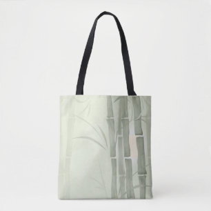 Groene bamboe tote bag