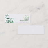 Groene Bamboe Visitekaartje (Voorkant / Achterkant)