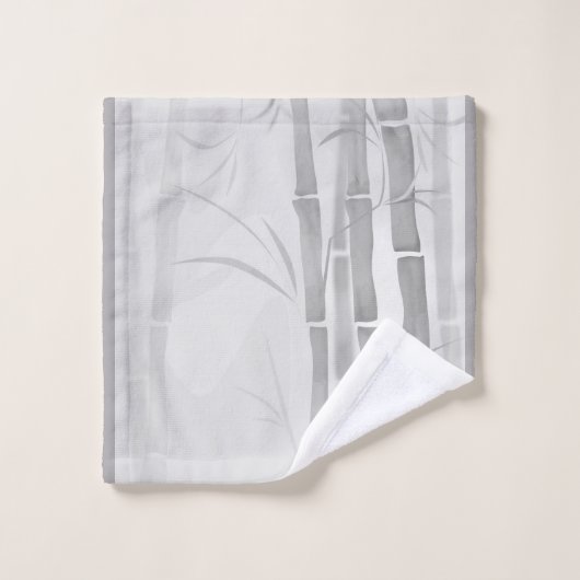 Groene bamboebadhanddoekset bad handdoek (Wasdoekje)