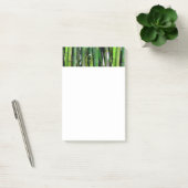 Groene bamboestengels natuurfotografie post-it® notes (Kantoor)