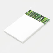 Groene bamboestengels natuurfotografie post-it® notes (Schuin)