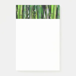 Groene bamboestengels natuurfotografie post-it® notes