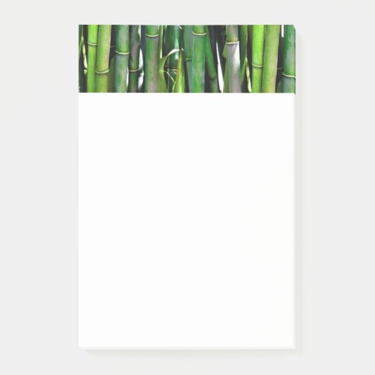 Groene bamboestengels natuurfotografie post-it® notes (Voorkant)