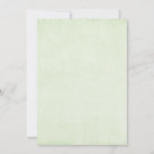 Groene Bamboo Stalks Natuur Fotografie Birthday Save The Date (Achterkant)