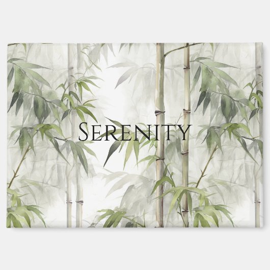 Groene Bambooserene Magneet (Voorkant)