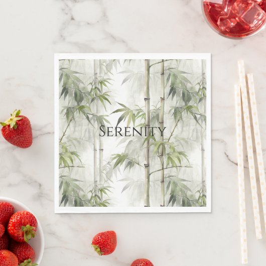 Groene Bambooserene Servet (Insitu)