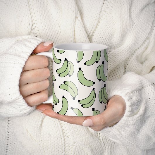 Groene Banaan Cabana Speelse Tropen Koffiemok