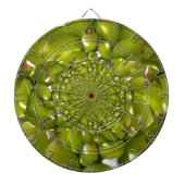 Groene Banaan Kaleidoscoop Art Print/Graphic Dartbord (Voorkant)