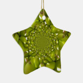 Groene Banaan Kaleidoscoop Art Print/Graphic Keramisch Ornament (Rechts)