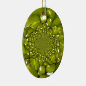 Groene Banaan Kaleidoscoop Art Print/Graphic Keramisch Ornament (Rechts)