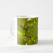 Groene Banaan Kaleidoscoop Art Print/Graphic Koffiemok (Voorkant links)