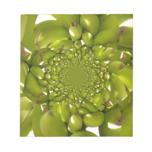 Groene Banaan Kaleidoscoop Art Print/Graphic Notitieblok