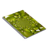 Groene Banaan Kaleidoscoop Art Print/Graphic Notitieboek (Rechterzijde)
