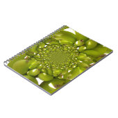 Groene Banaan Kaleidoscoop Art Print/Graphic Notitieboek (Linkerzijde)