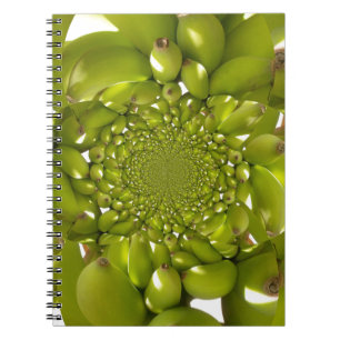 Groene Banaan Kaleidoscoop Art Print/Graphic Notitieboek
