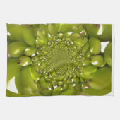 Groene Banaan Kaleidoscoop Art Print/Graphic Theedoek (Horizontaal)
