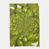 Groene Banaan Kaleidoscoop Art Print/Graphic Theedoek (Verticaal)