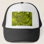Groene Banaan Kaleidoscoop Art Print/Graphic Trucker Pet (Voorkant)