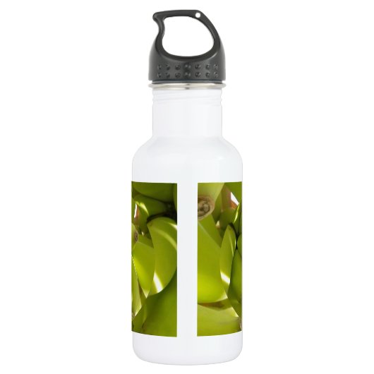 Groene Banaan Kaleidoscoop Art Print/Graphic Waterfles (Achterkant)