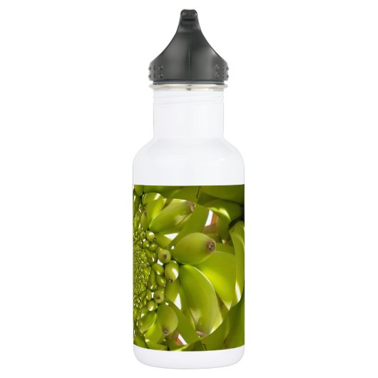 Groene Banaan Kaleidoscoop Art Print/Graphic Waterfles (Rechts)