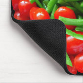 Groene bananen en tomaten muismat (Hoek)