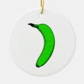 groene bananen keramisch ornament (Voorkant)