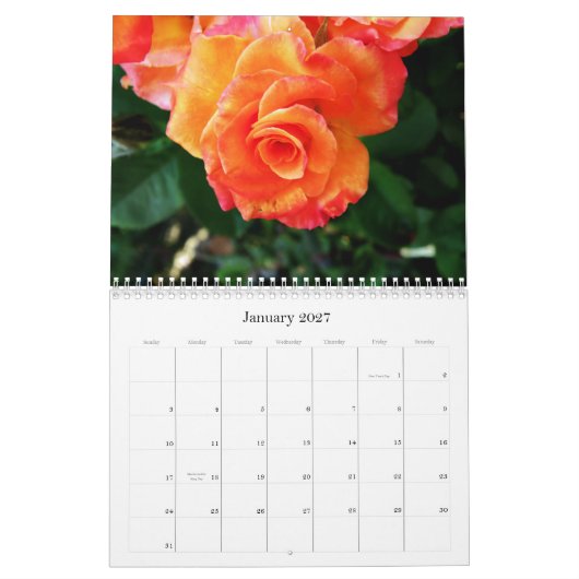 groene bananenblad kalender (Jan 2027)