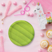 Groene bananenblad papieren bordje (Feest)