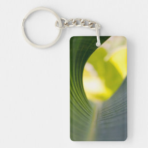 groene bananenblad sleutelhanger