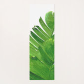Groene bananenbladeren yogamat (Achterkant)