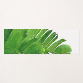 Groene bananenbladeren yogamat (Voorkant (horizontaal))