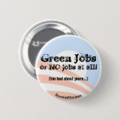 Groene banen NU! Ronde Button 5,7 Cm (Voorkant /achterkant)