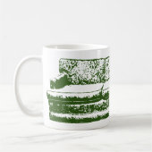 groene bank koffiemok (Links)