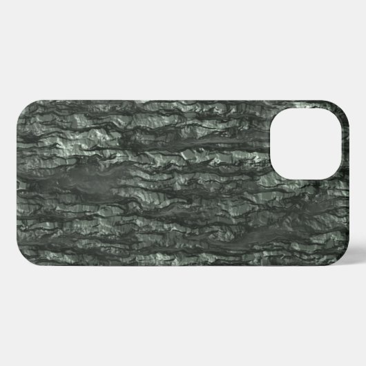 Groene Bark Camo iPhone Case iPhone Hoesje (Achterkant horizontaal)