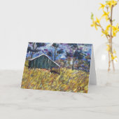 Groene Barn Kaart (Gele Bloem)