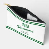 Groene Baseball Custom Player Nummer & Team Naam Etui (Open)